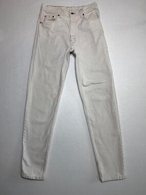 1995 USA Levi's 550 Relaxed Fit White Actual Size 30 X 34.5 USA READ DESCRIPTION